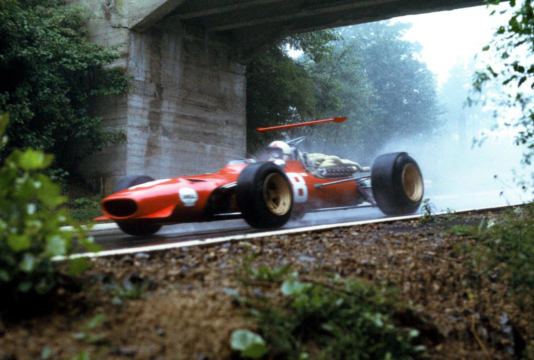 During the 1968 European Grand Prix at
the Nürburgring